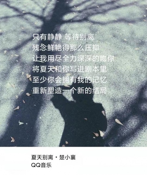 一首80后单曲循环的歌《夏天别离》