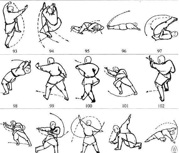 少林醉拳教学图解全套