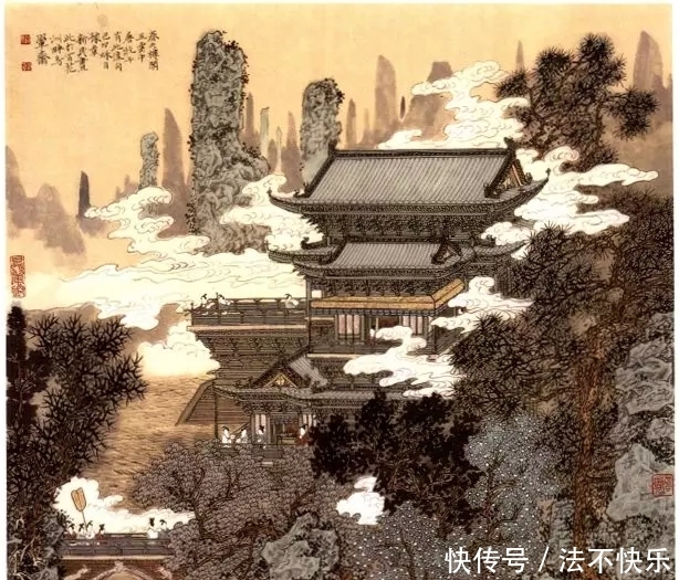 图文教程:界画楼阁画法步骤