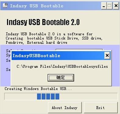 Indasy USB Bootable