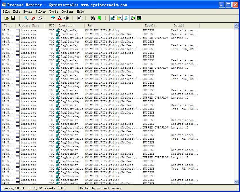 Process Monitor 进程监视者