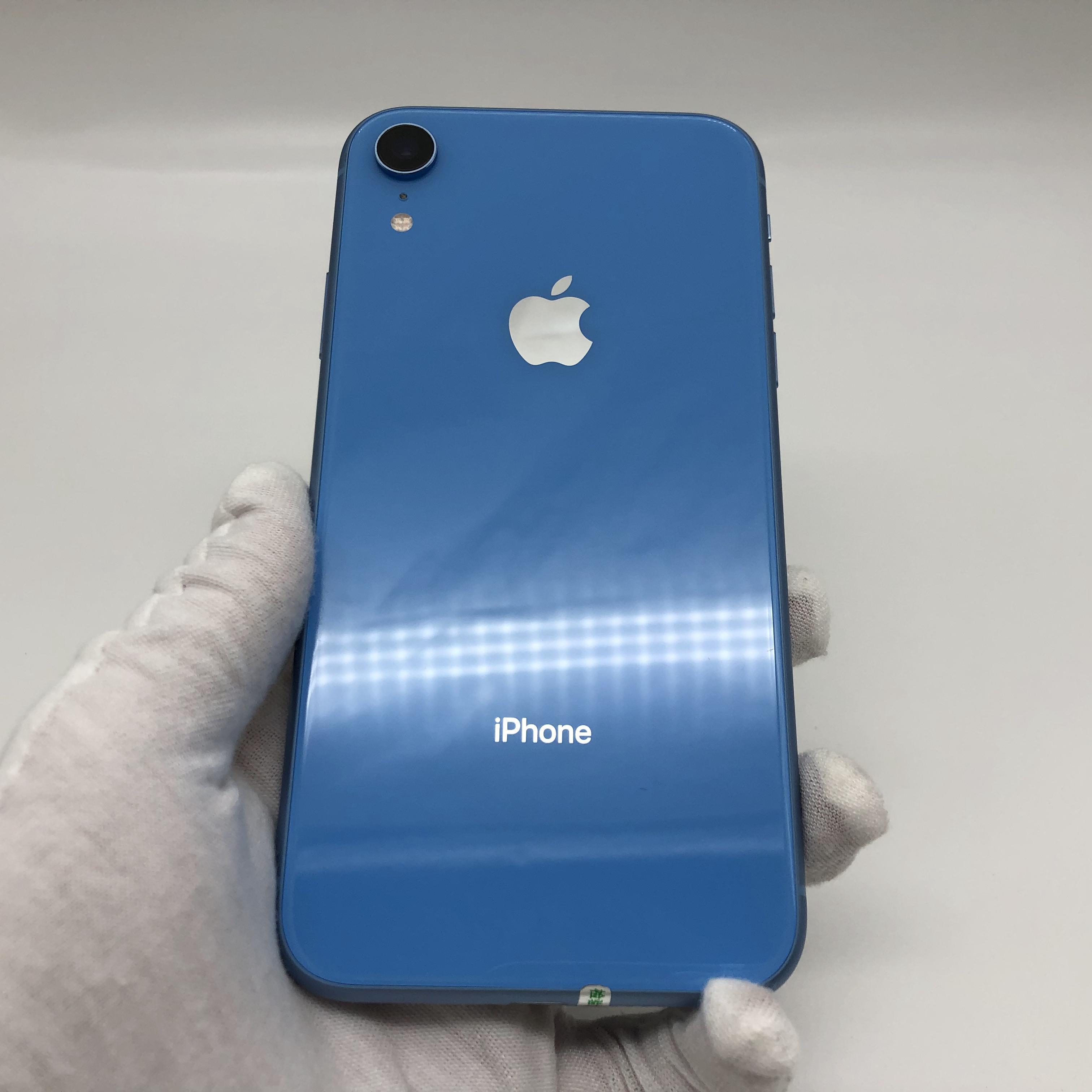官方质检99成新 蓝色 128g 国行 4g全网通 苹果 iphone xr