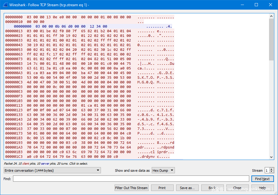Connection sequence流量
