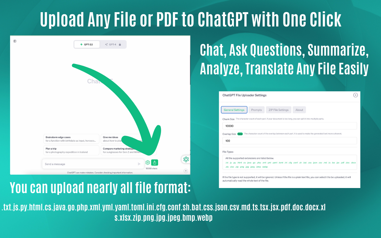 Chatgpt Sidebar&amp;amp;Ffile Uploder