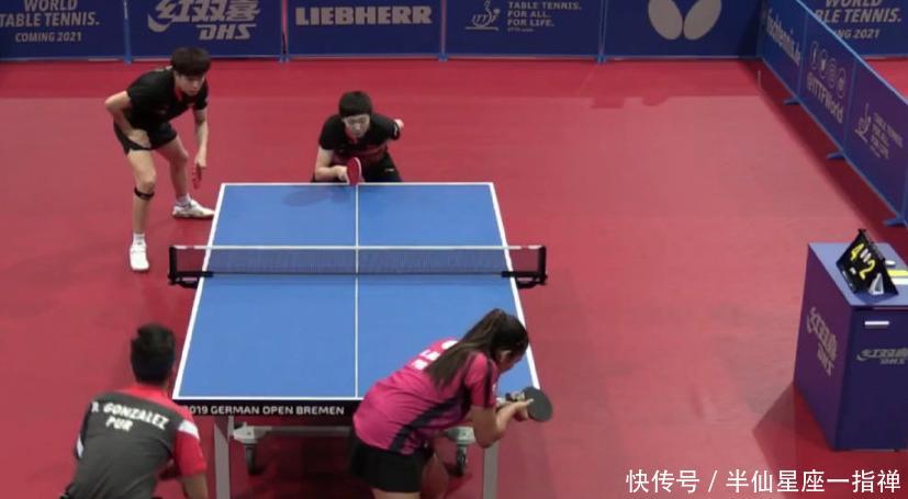 许昕孙颖莎混双决赛视频