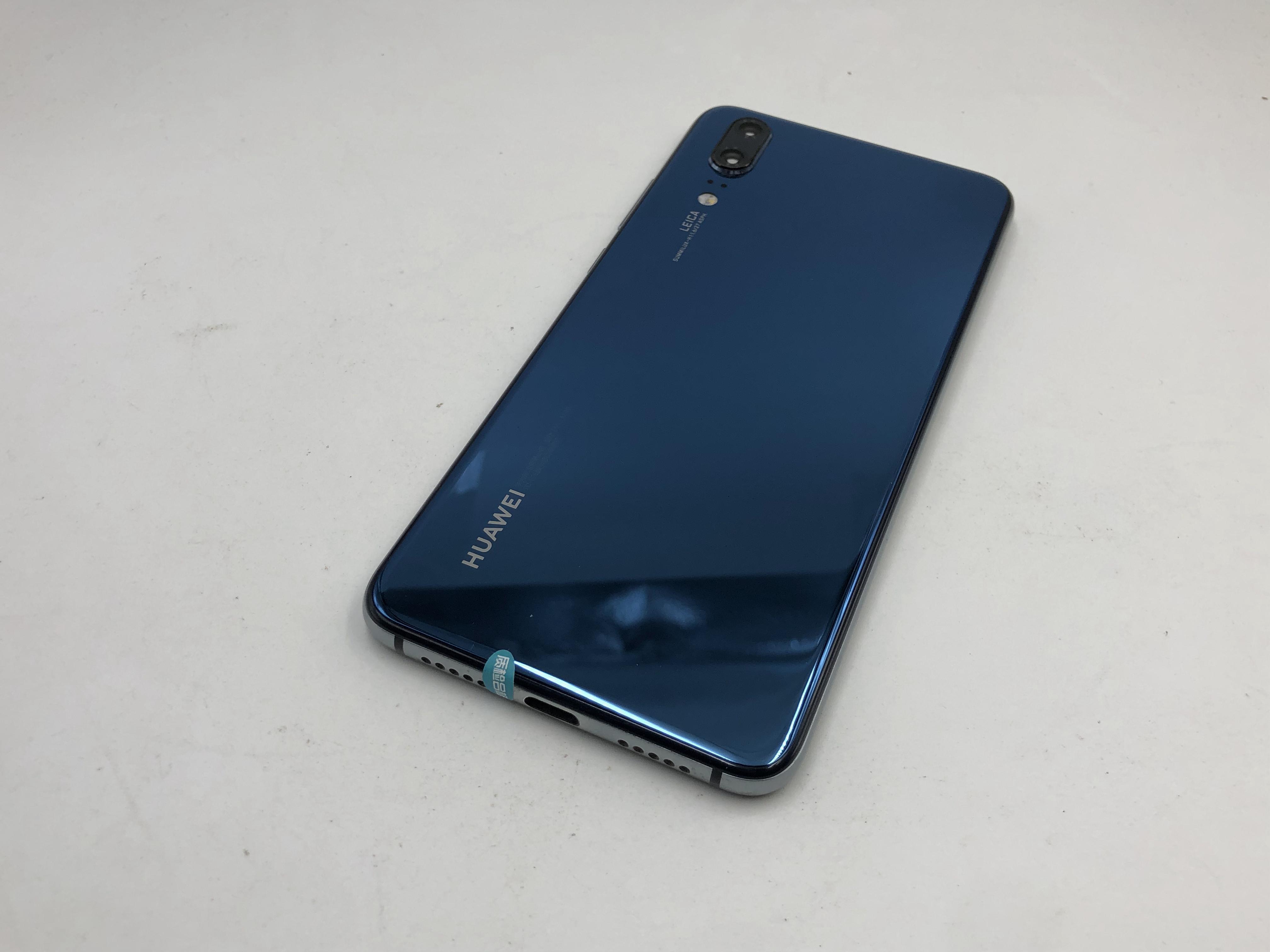 官方质检9成新 全网通 蓝色 6g/64g 国行 华为 p20