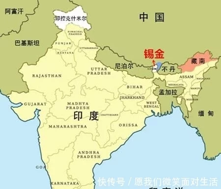 6park Com 中国地图上消失的邻国 因遭印度侵略宣布归属中国 3小时后被灭