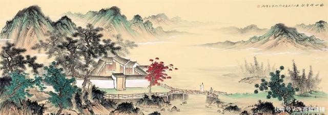 国画山水画比赛作品