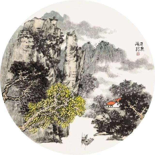 国画山水画比赛作品