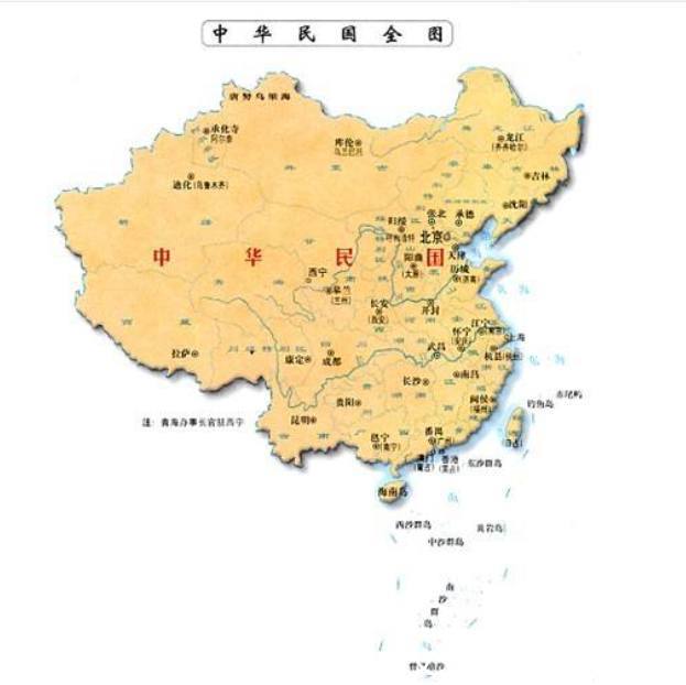 中国和清朝地图对比图片
