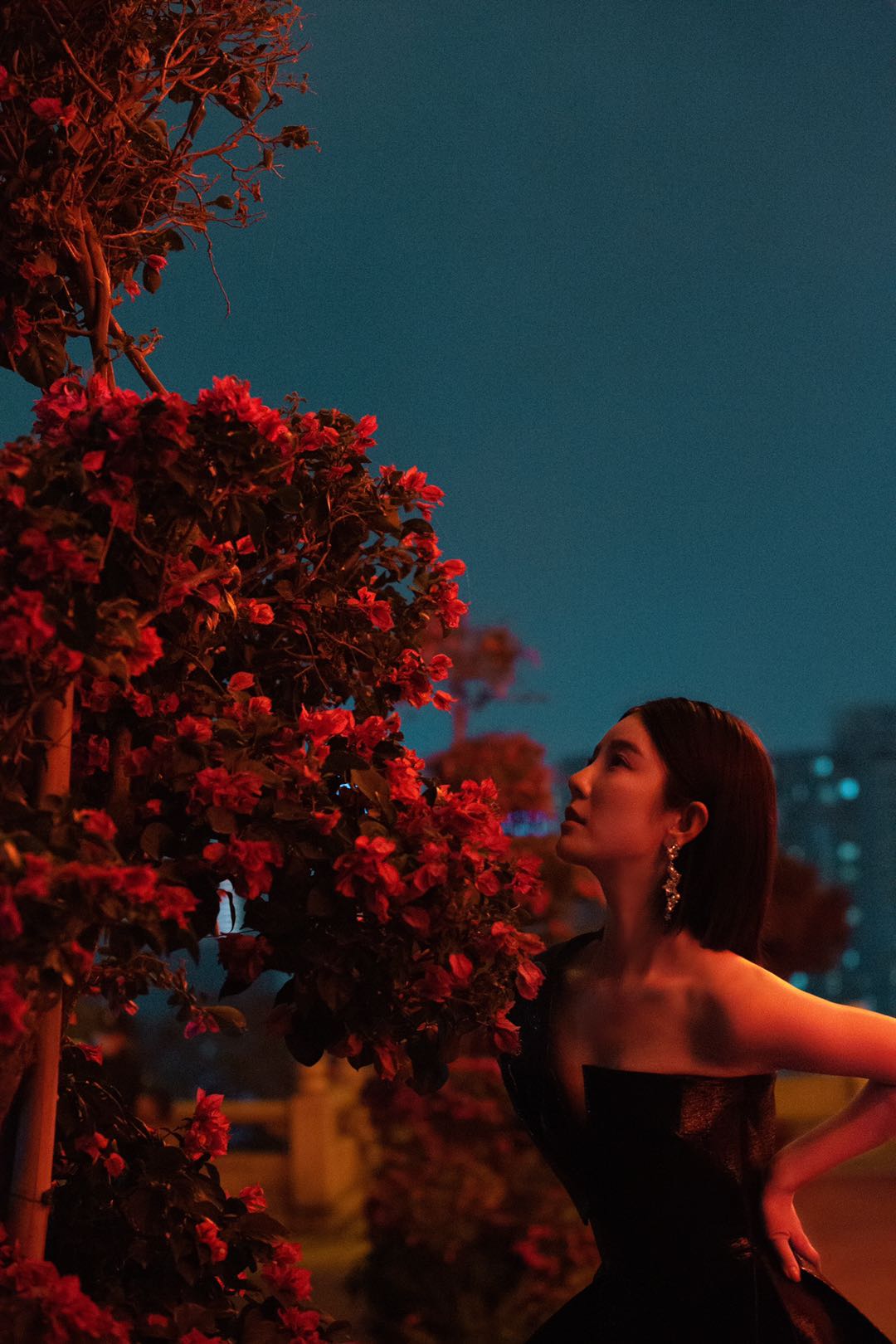 风尚之夜落幕 赵奕欢黑天鹅造型惊艳