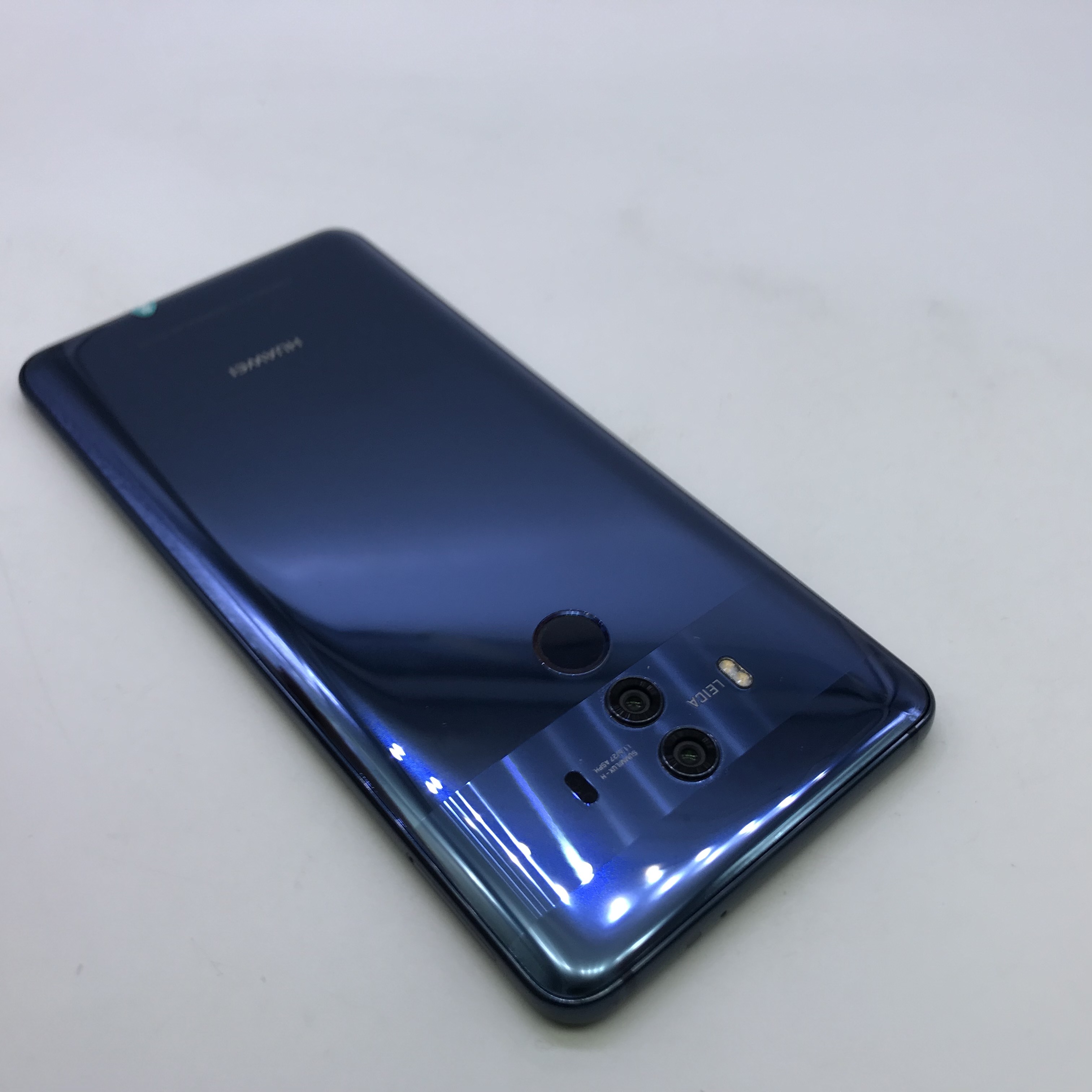官方质检9成新 全网通 蓝色 国行 6g/128g 华为 mate10 pro