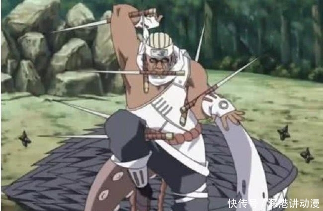 火影:八尾人柱力奇拉比刀法了得,八道流一出,连佐助都甘拜下风